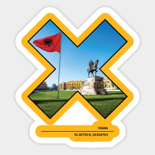 Tirana City Sticker